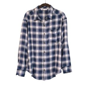 5/$25 Hollister Plaid Checkered Cabincore Flannel Button Up Shirt Small